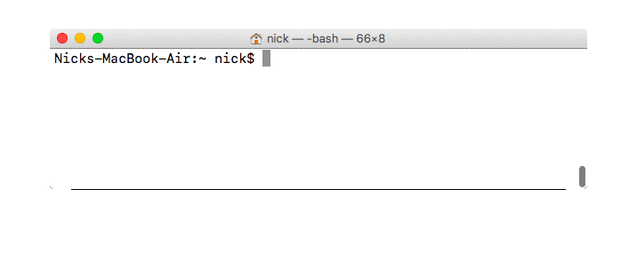 node shell